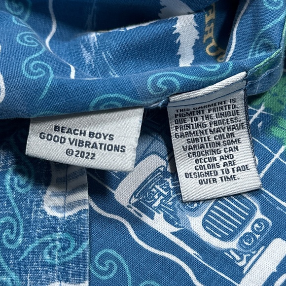 Reyn Spooner x Beach Boys Classic Album Cover All Over Hawaiian S/S Shirt Mens L - Picture 9 of 10